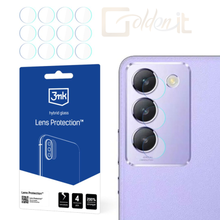Okostelefon kiegészítő 3mk Kameralencse védőfólia Vivo V40 SE 5G - W-3LenProt-V40SE