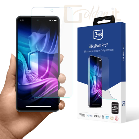 Okostelefon kiegészítő 3mk Silky Matt Pro fólia Realme C65 - W-3SlMatPr-RC65