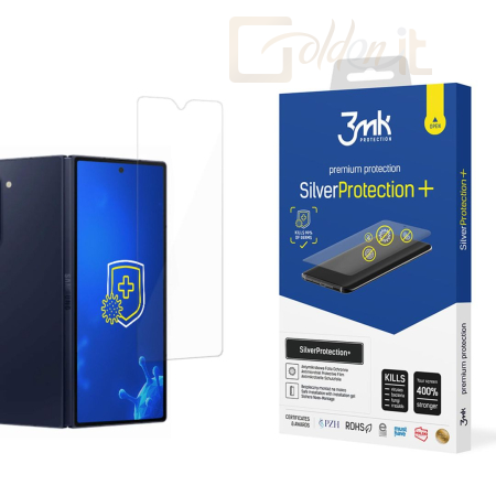 Okostelefon kiegészítő 3mk SilverProtection+ antimikrobiális védőfólia Folded Edition Samsung Galaxy Z Fold 6 (front) - W-3SProtPF-SaGZFo6f
