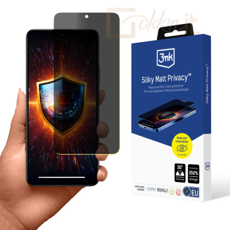 Okostelefon kiegészítő 3mk Silky Matt Privacy belátásgátló fólia Xiaomi 13T/13T Pro - W-3SlMatPv-Xmi13TP