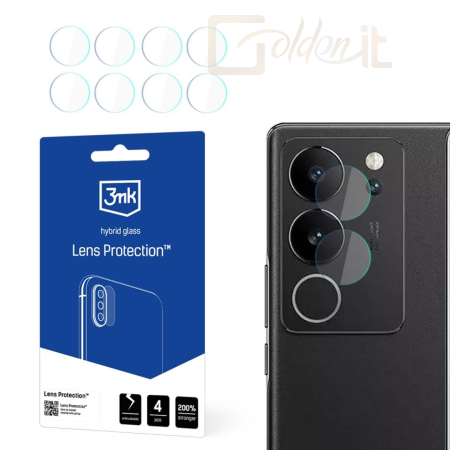Okostelefon kiegészítő 3mk Kameralencse védőfólia Vivo V29 5G - W-3LenProt-VV29