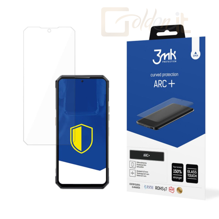 Okostelefon kiegészítő 3mk ARC+ kijelző védőfólia Oukitel WP30 Pro - W-3ArcP-OWP30P
