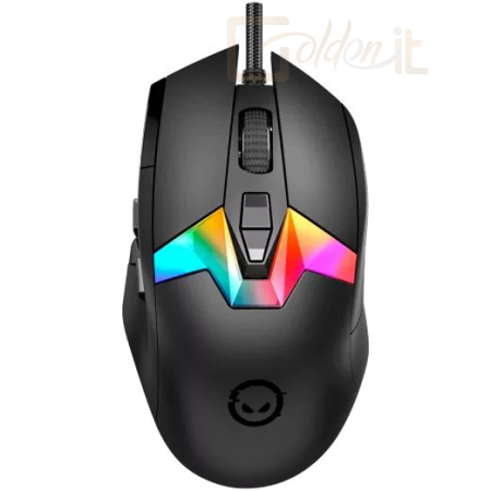 Egér LORGAR MSP80 Gaming Mouse Black - LRG-MSP80-BK