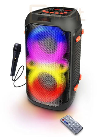 Hangfal Esperanza Singer Bluetooth RGB Karaoke Speaker Black - EP156