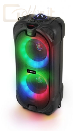 Hangfal Esperanza Rhythm RGB Bluetooth Speaker Black - EP157