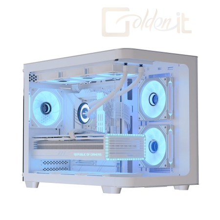 Ház Aerocool P300C Tempered Glass White - ACCS-PN02033.21