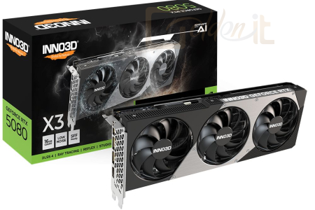 Videókártya Inno3D GeForce RTX5080 16GB GDDR7 X3 - N50803-16D7-176068N