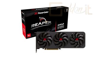 Videókártya PowerColor RX9070 16GB DDR6 Red Devil - RX9070 16G-E/OC