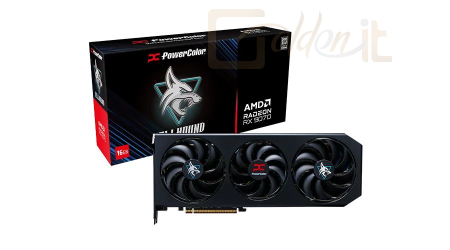 Videókártya PowerColor RX9070 16GB DDR6 Hellhound - RX9070 16G-L/OC