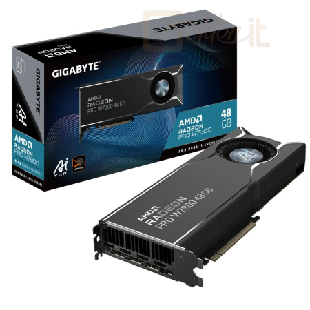 Videókártya Gigabyte PRO W7800 AI TOP 48G - W7800 AI TOP 48G