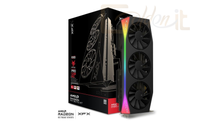 Videókártya XFX RX 9070XT 16GB DDR6 Mercury Gaming Edition with RGB OC - 97TRGBBB9