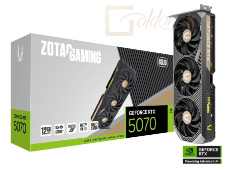 Videókártya Zotac RTX5070 12GB GDDR7 Gaming Solid - ZT-B50700D-10P