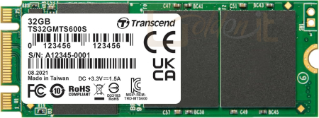 Winchester SSD Transcend 32GB M.2 2260 600S - TS32GMTS600S