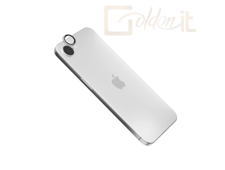 Okostelefon kiegészítő FIXED kamera lencsevédő Apple iPhone 16e, ezüst - FIXGC2-1404-SL