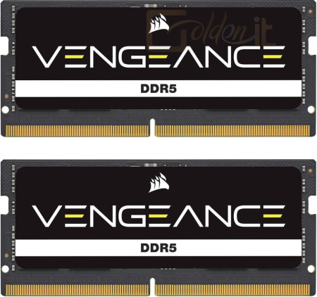 RAM - Notebook Corsair 48GB DDR5 5600MHz Kit(2x24GB) SODIMM Vengeance Black - CMSX48GX5M2A5600C48