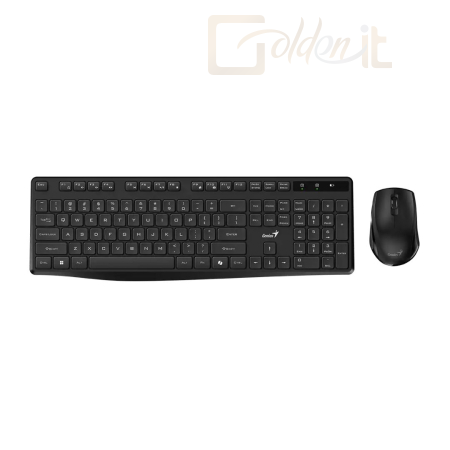 Billentyűzet Genius KM-8206S Wireless Keyboard Combo Black ESP - 280386CM