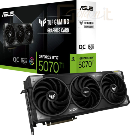 Videókártya Asus TUF-RTX5070TI-O16G-GAMING - TUF-RTX5070TI-O16G-GAMING
