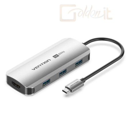Notebook kiegészitők Vention 5-in-1 USB-C Docking Station - TQDHB