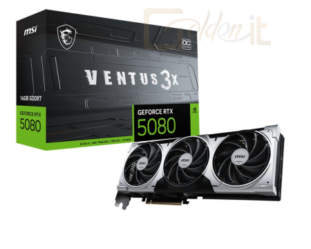 Videókártya Msi RTX5080 16G VENTUS 3X PLUS OC - RTX 5080 16G VENTUS 3X OC PLUS