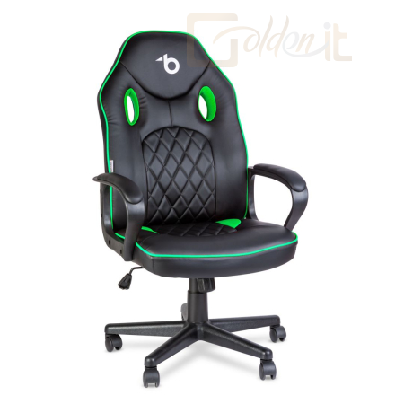 Gamer szék Delight BMD1116GR Gaming Chair Black/Green - BMD1116GR