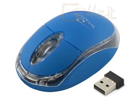 Egér Esperanza Titanum Wireless Mouse Condor Blue - TM120B