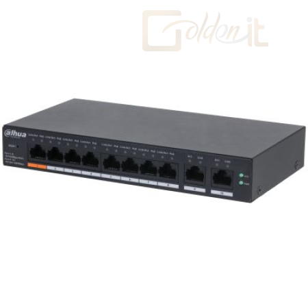 Hálózati eszközök Dahua CS4010-8ET-60 10-Port Cloud Managed Desktop Switch with 8-Port PoE - CS4010-8ET-60