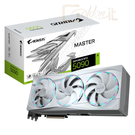 Videókártya Gigabyte RTX5090 AORUS MASTER ICE 32G - GV-N5090AORUSM ICE-32GD
