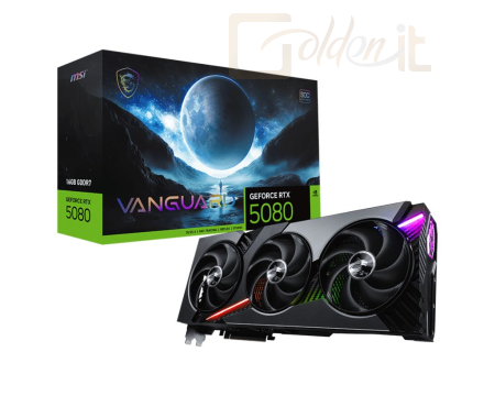 Videókártya Msi RTX 5080 16G VANGUARD SOC - RTX 5080 16GB VANGUARD SOC