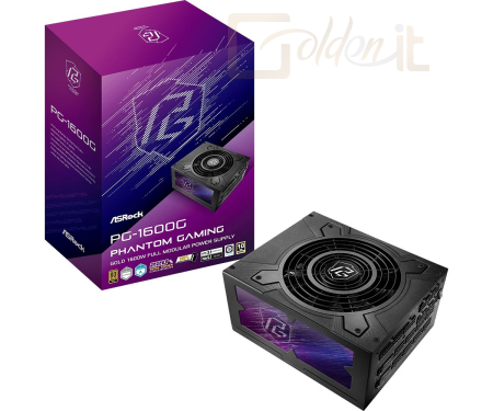 Tápegység ASRock 1600W 80+ Gold Phantom Gaming PG-1600G - 90-UXP160-GFEAAB