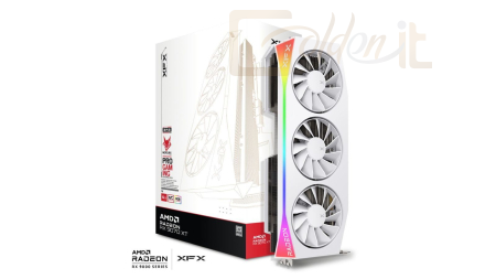 Videókártya XFX RX9070 XT 16GB DDR6 Mercury Gaming Edition with RGB White OC - 97TRGBBW9