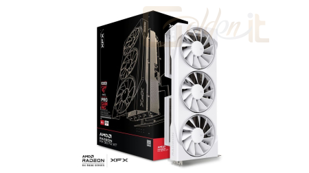 Videókártya XFX RX9070 16GB DDR6 Swift Triple Fan Gaming Edition White - 97TSWF3W9