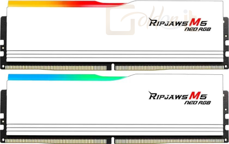 RAM G.SKILL 32GB DDR5 6000MHz Kit(2x16GB) Ripjaws M5 Neo RGB White - F5-6000J3038F16GX2-RM5NRW