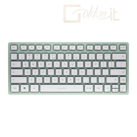 Billentyűzet Cherry KW 7100 Mini Bluetooth Keyboard Agave Green US - JK-7100EU-18