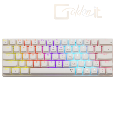 Billentyűzet White Shark Wakizashi 2 Red Switches Gaming Keyboard White US - GK-002221V2-W/BL-US