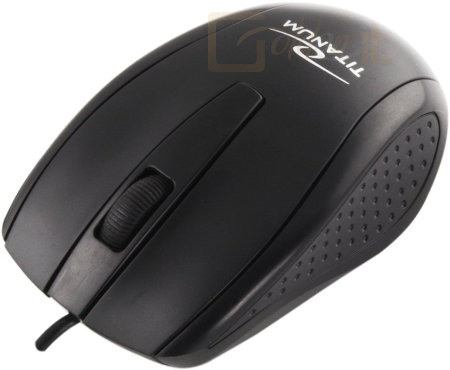 Egér Titanium TM110K Marlin Wired Mouse Black - TM110K