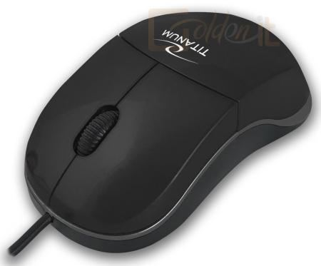 Egér Titanium TM124K Selene Wired Mouse Black - TM124K