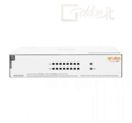 Hálózati eszközök HP Aruba IOn 1430 8G PoE+ Switch - R8R46A#ABB