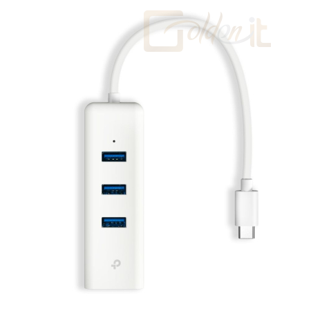 Hálózati eszközök TP-Link UE330C USB Type-C 3-Port Hub & Gigabit Ethernet Adapter - UE330C