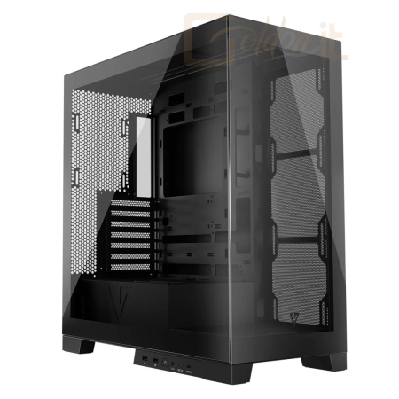 Ház Modecom Volcano Space Midi Tempered Glass Black - AT-SPACE-PG-NF-10-000000-0002