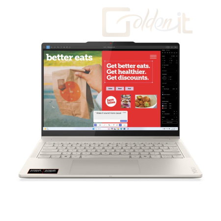 Notebook Lenovo Yoga 7 2-in-1 Seashell - 83JQ002RHV