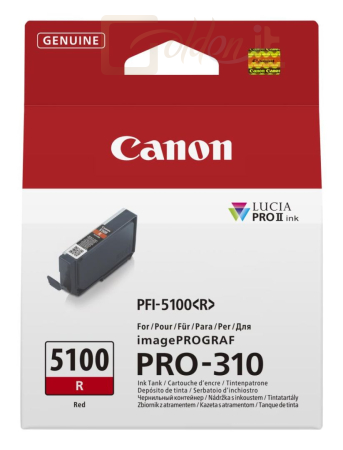 Nyomtató - Tintapatron Canon PFI-5100 Red tintapatron - 6958C001