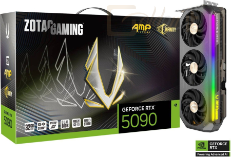 Videókártya Zotac GeForce RTX5090 32GB DDR7 AMP Extreme INFINITY - ZT-B50900B-10P