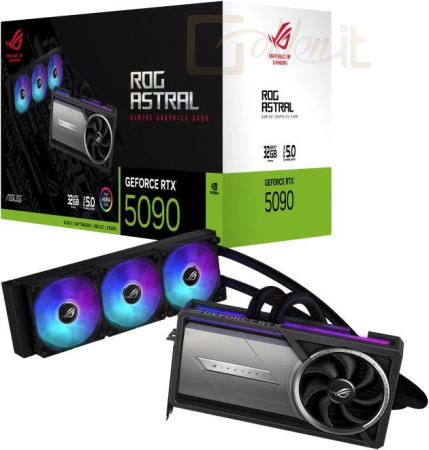 Videókártya Asus ROG-ASTRAL-LC-RTX5090-O32G-GAMING - ROG-ASTRAL-LC-RTX5090-O32G-GAMING
