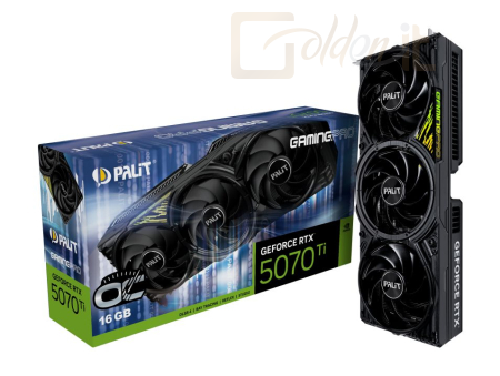 Videókártya Palit GeForce RTX 5070 TI 16GB DDR7 GamingPro OC V1 - NE7507TS19T2-GB2031Y