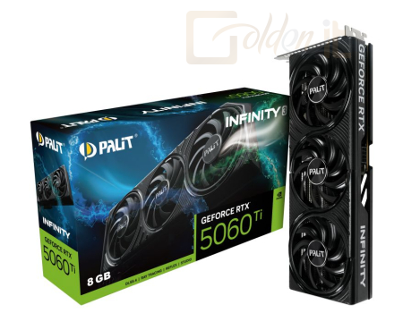Videókártya Palit GeForce RTX5060TI 8GB DDR7 Infinity 3 - NE7506T019P1-GB2062S