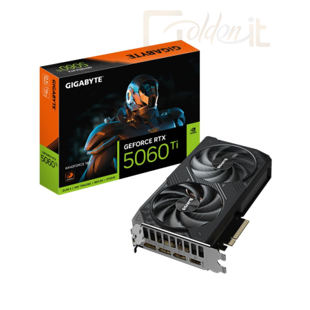 Videókártya Gigabyte RTX5060 TI WINDFORCE 16G - GV-N506TWF2-16GD