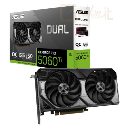 Videókártya Asus DUAL-RTX5060TI-O16G - DUAL-RTX5060TI-O16G