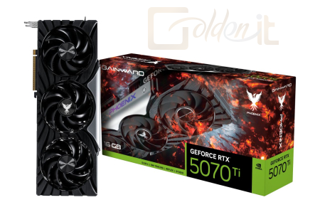 Videókártya Gainward GeForce RTX5070 TI 16GB DDR7 Phoenix V1 - NE7507T019T2-GB2031C