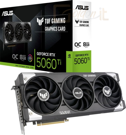 Videókártya Asus TUF-RTX5060TI-O8G-GAMING - TUF-RTX5060TI-O8G-GAMING