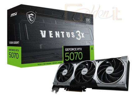 Videókártya Msi RTX5070 12G VENTUS 3X OC - RTX 5070 12G VENTUS 3X OC